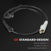 ABS Sensor Wheel Speed Front for C4 Coupe LA C4