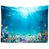 BELECO Underwater World Backdrop 7x5ftFabric Undersea Backdrop for Photography Under