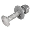 1/4" x 1-1/2" (100 Pack) Galvanized Carriage Bolt Kit Grade