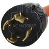 AC WORKS Generator to 30Amp RV Adapter (L14-20 20A 4-Prong
