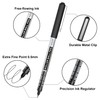 Shuttle Art Rollerball Pens, 10 Pack Black Liquid Ink Pens,