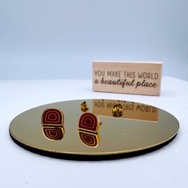 arete de piña de acero inoxidable, aretes de lechuga, aretes de croissant, aretes de pizza, aretes de gofre, aretes de piruleta, aretes de piña