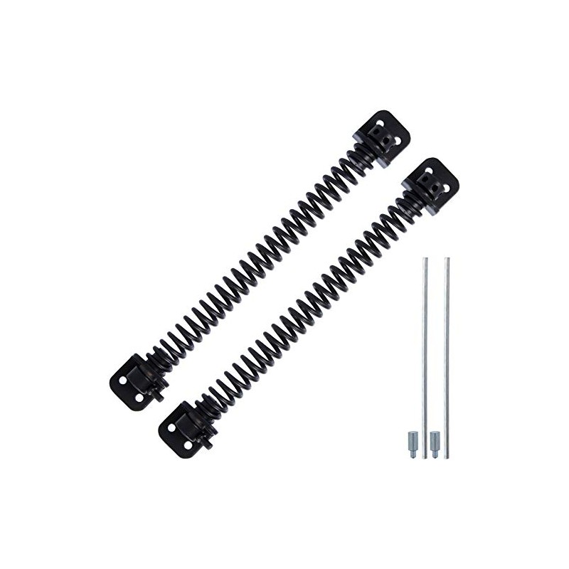 2X Carbon Steel Gate Spring 10" (250mm) with Epoxy Black