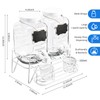 Roetell 2 Sets 1 Gallon Laundry Detergent Dispenser with Stand,