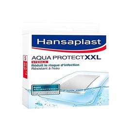 Hansaplast Hp Aqua Protect XXL Waterproof Dressings, Pack of 5, 8 x 10 cm