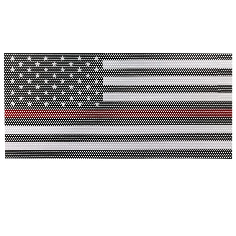 Hooke Road Wrangler Flag Grill Insert JK Mesh Grille Deflector