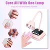 Asimebesty UV Lamp for Gel Nails, Mini UV Lamp Gooseneck