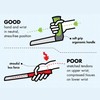 PETA Easi-Grip Carving Fork, Stainless Steel Heavy Duty Carving Fork