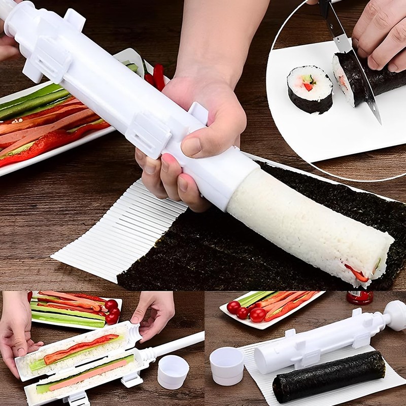 IKOPFLN 2 Items Sushi Set Sushi Mould, Multifunctional Sushi Maker,