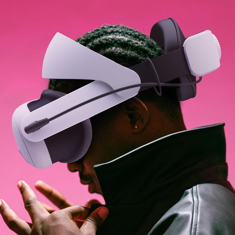 Head Strap for Quest 3, Comfort VR Strap Compatible with