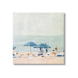 Stupell Industries Modern Summer Coast Beach Day Canvas Wall Art, Design by Emma Scarvey