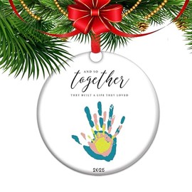Baby's First Christmas Ornament, Baby Gift, Baby's First Christmas 2025, Newborn Ornament Gifts, Newborn Keepsake