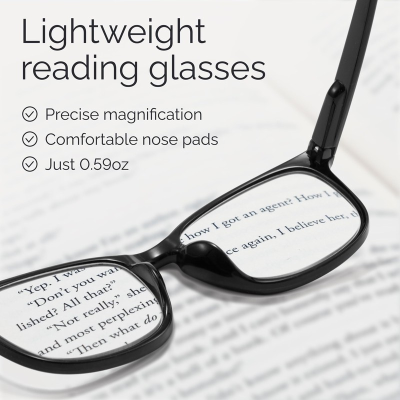 CCVOO Reading Glasses for Women/Men, Eyeglasses, Blue Light Readers for