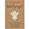 RFBEUTEL Schutzengel Holz Geschenkkarte Schutzengel Mutmacher Glücksbringer Geschenke Mutmacher für