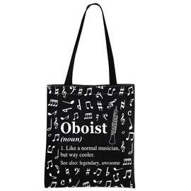 MINIGIU Oboist Gift Oboist Appreciation Gift Oboe Lover Gift Oboist Tote Bag for Oboe Player (Oboist Tote Bag)