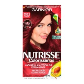 Garnier Kit Tinte Garnier  Nutrisse coloríssimos Mascarilla nutricolor permanente tono 5562 fresa para cabello