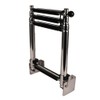 Marine 316 Stainless Steel Telescoping Folding Transom Ladder, 4 Steps