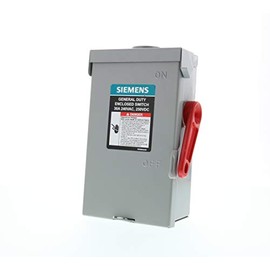 SIEMENS 3P 30A 240V General Duty Safety Switch Outdoor, Fusible