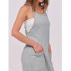 ANRABESS Women's Casual Jumpsuits Summer Sleeveless Stretchy Romper Harem Pants