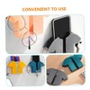 jojofuny 6pcs Wall Mount Phone Holder Remote Control Organizer Bedside