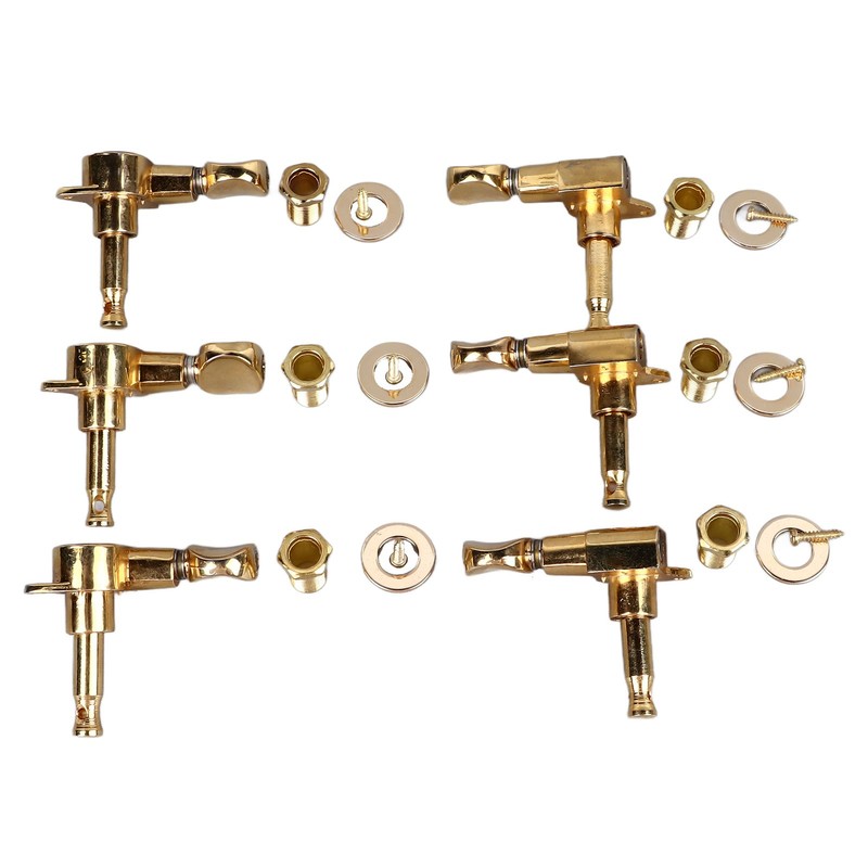 6Pcs Full Closed Guitar Tuning Key Accurate Fast Operation Stable