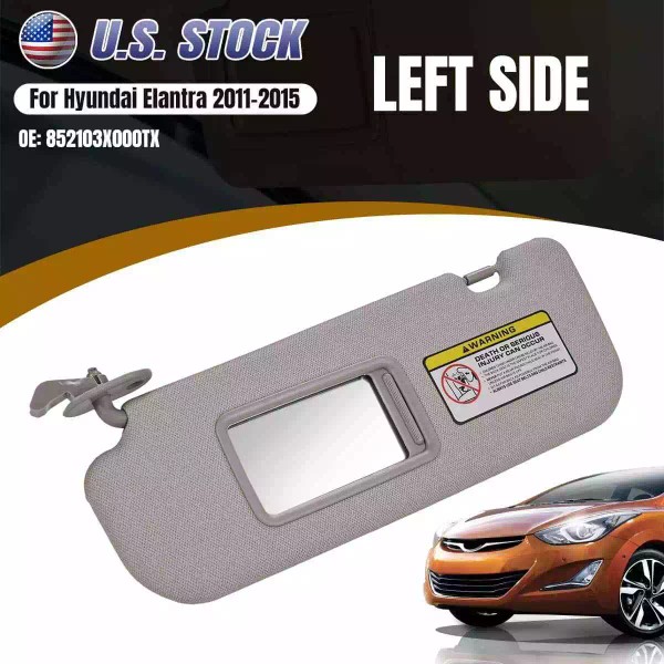 Unbranded For Hyundai Elantra 2011-2015 Gray Left Hand Driver Side