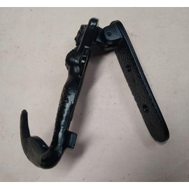 Vintage Beach House Ocean Entry Door Knocker Cast Iron Large Mermaid Black