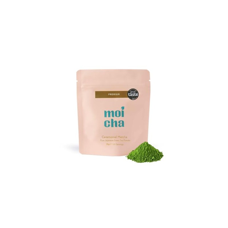 Premium Ceremonial Grade Organic Matcha Green Tea Powder - 30g