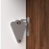 WINSOON Barn Door Lock Hardware Stainless Steel Sliding Privacy Latch