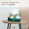 2 Pack Tissue Box Cover Holder, Dinosaurs in Forest Rectangle