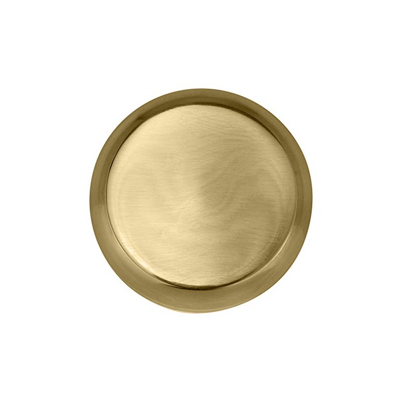 UK Brass Castor Cups (Set of 4) – Solid Polished
