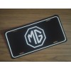 MG Car Auto license plate vanity plate metal wall sign