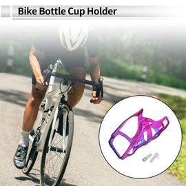RATCHROLL 1 Pc Universal Motorcycle Bike Drink Holder Motorbike Bicycle Water Bottle Cup Holder Screw Blue Purple Plastic