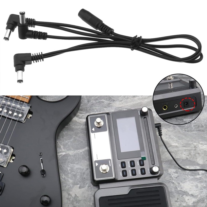 Taicols 1 to 3 Way Daisy Chain Cable Guitar Pedal