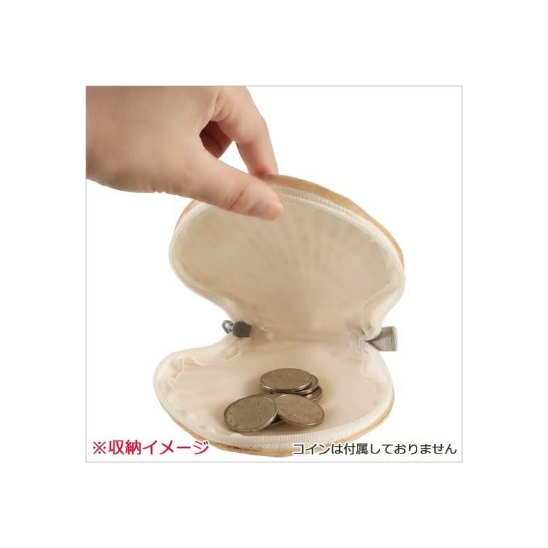 Scallop Mini Pouch, Scallop Small Items, Coin Case, Wallet
