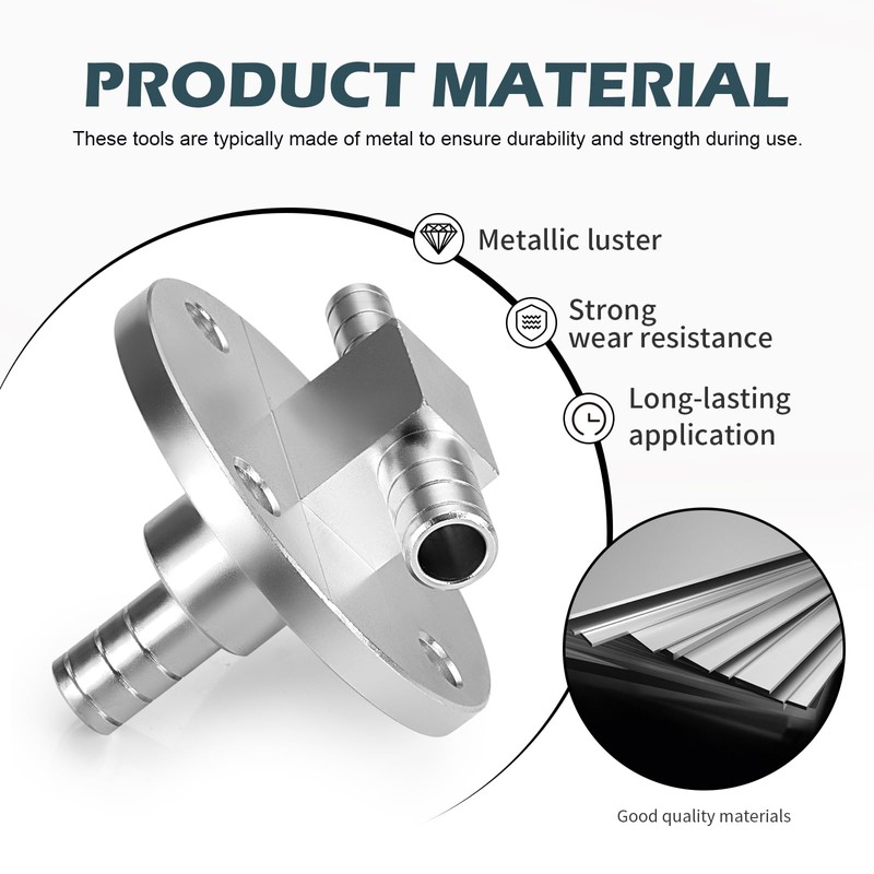 Aluminum Billet Fuel Tank Pipe Joint for Yamaha Rhino 660