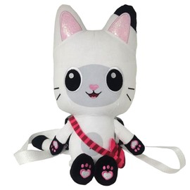 CYPBRANDS Plush Toy White Panda 38cm Plush Backpack with Zipper and Adjustable Straps Plush Toy Ideal for Boys and Girls