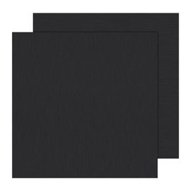 2Pack Anodized Aluminum Sheet Metal 12 x 12 x 1/32 Inch Black Anodized Aluminum Metal Plates Engraving Blanks for Laser Engraving 0.8MM Thin Decorative Aluminum Metal Sheets for Crafting