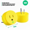 Yellow Thermostatically Controlled Outlet - On at 32°F/Off at 50