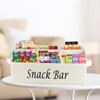 Xbopetda Snack Organizer for Countertop, 2 Pack Fabric Snack Container
