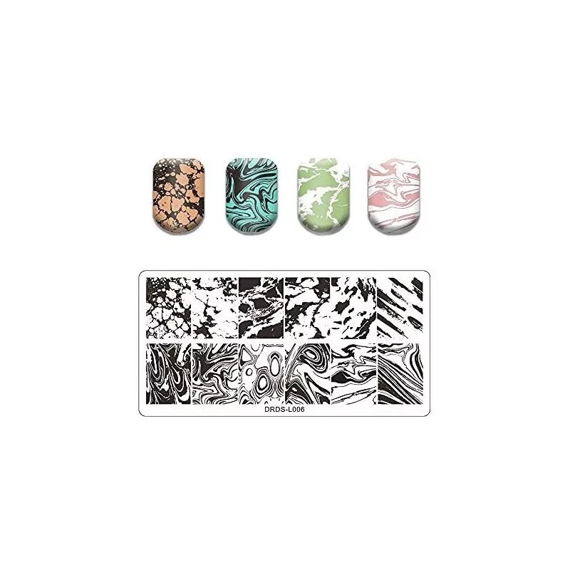 VNC Set De 21 Placas De Estampado De Uñas Vnc