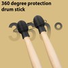8 Pieces Drum Mute Drumstick Quiet Drum Mute Accessories Rubber