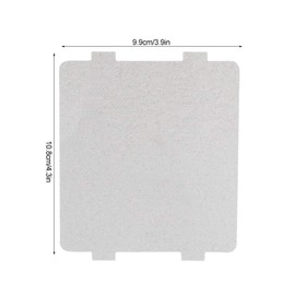 10 hojas universales para placas de mica, 108 x 99 mm, para reparación de microondas, pieza de repuesto cortada a medida