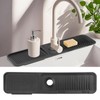 AIZOE Sink Splash Guard, Silicone Faucet Mat for Kitchen Sink,