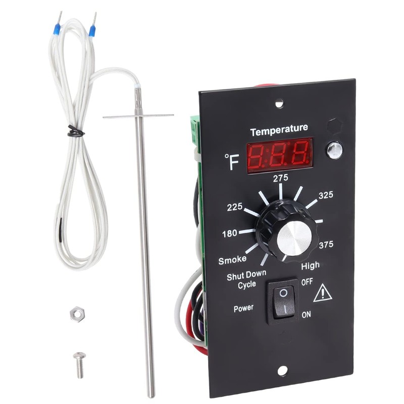 Digital Thermostat Controller Kit Compatible with Traeger Pellet Grills BAC200
