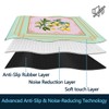Lrrtwer Mahjong Mat for Table Anti-Slip, Noise-Reducing Mahjong Table Mat