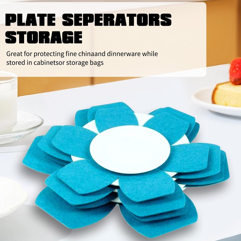 Pack of 6 Pan Protectors, Pan Protectors, Stacking Protection, Felt