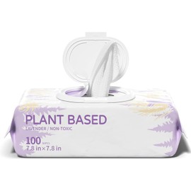 Dog Wipes for Paws and Butt Plant Based Hypoallergenic Pets Cleansing & Deodorizing Hygienic Puppy Wipes for Dogs Face and Body Wipes Cleaning Fur Doggie Wipes Doggy Wipes (Lavender)