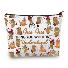 PLITI Jaq and Gus Makeup Bag Cinderella Gus Gus Gift It's A Gus Gus Thing You Wouldn't Understand Gift Fairy Tales Gift (It's Rat ThingU)
