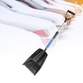 Milageto Snow Shovels Winter Supplies Removable Thickened Manual Tool Extendable Snow Scrapers Winter Emergency Tool for Suvs Outdoor